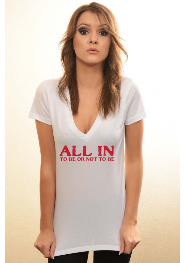 Tricou V-Neck ALL IN